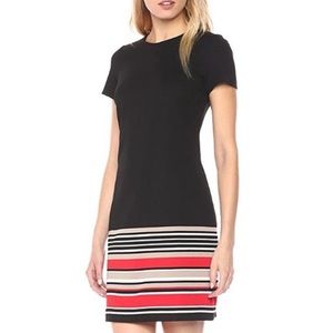 Calvin Klein Striped Shift Dress